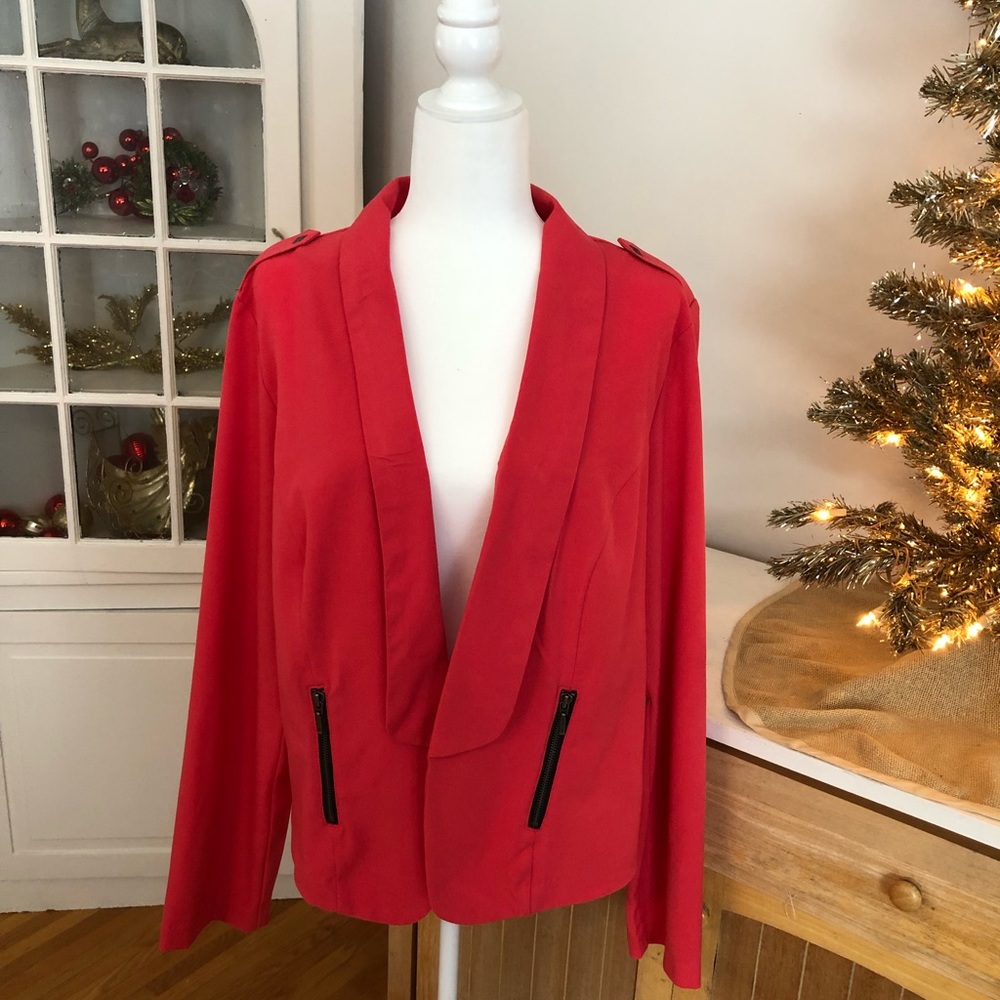 Coral Blazer. Gently worn